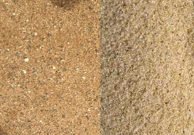 Отличия речного и карьерного песка